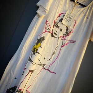 NWT Magnolia Pearl Dress St Valentine Cupid angel w/ Banana YEATS quote NEW tags